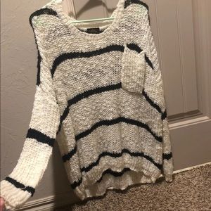 Chunky striped sweater